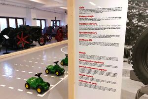 ExpositionTraktors. National Museum of Agriclutre, Prague