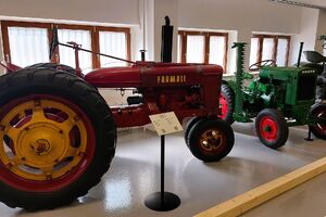 ExpositionTraktors. National Museum of Agriclutre, Prague