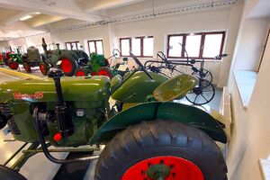 ExpositionTraktors. National Museum of Agriclutre, Prague