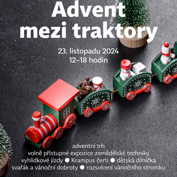 plakát Advent mezi traktory 