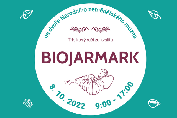 V sobotu 8. října si na Biojarmarku pochutnáte na produktech ekofarmářů z celé republiky